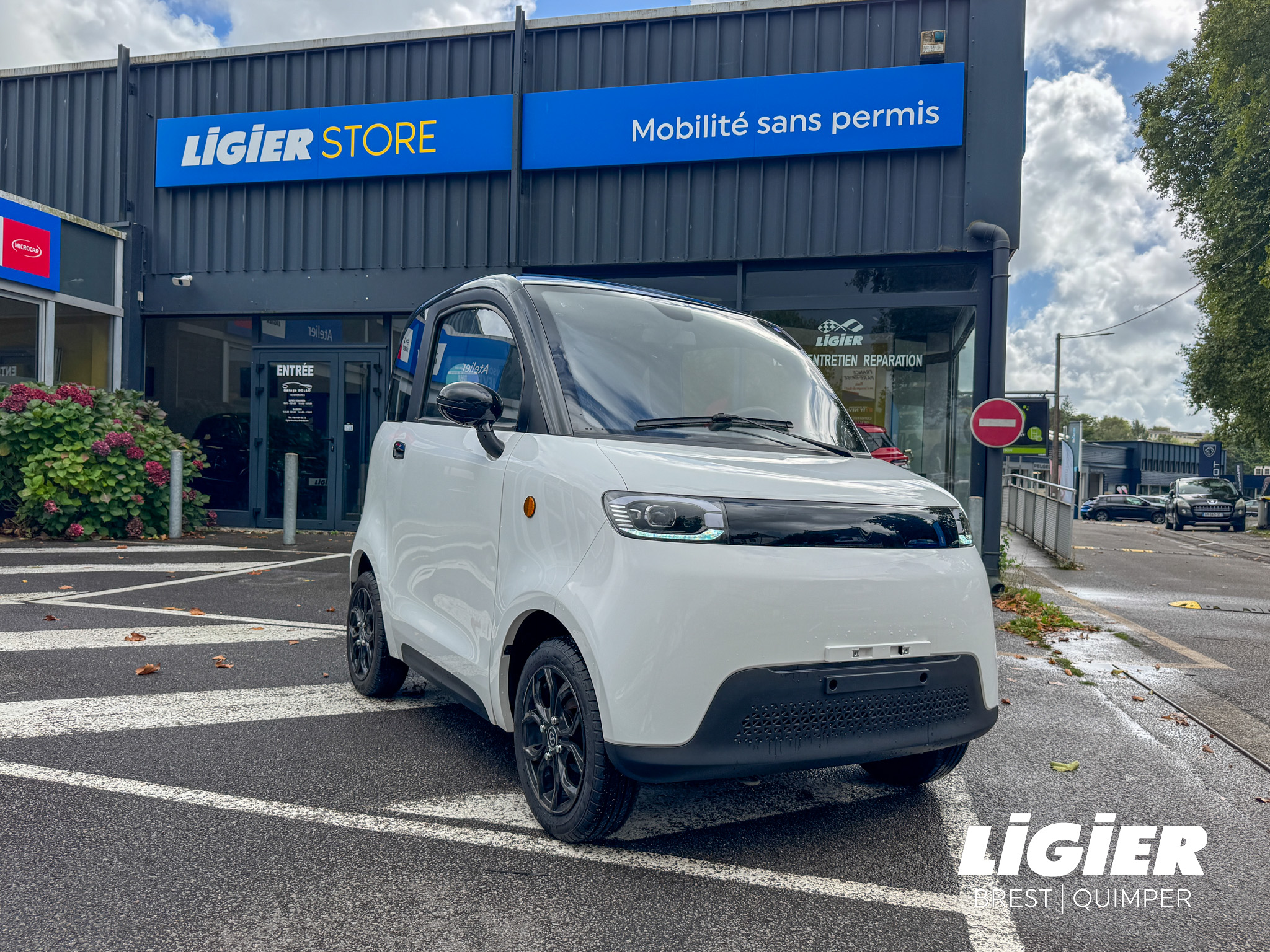 Simplici S1 voiture sans permis électrique Quimper Finistère Bretagne