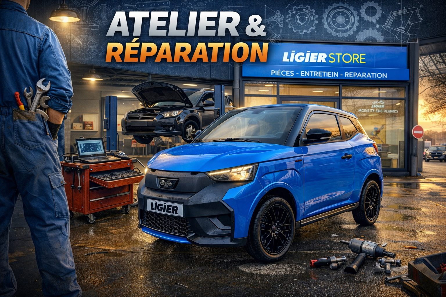 Entretien réparation voiture sans permis